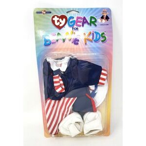 TY Gear  UNCLE SAM Clothes for TY Beanie Kids Hat Jacket Shoes Jumpsuit